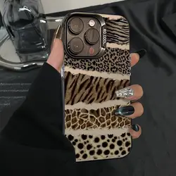 Luxury Brown Leopard Y2K Phone Case - Chic Animal Print Back Cover for Poco F3 GT 5G (CYB-245CY61027A1)