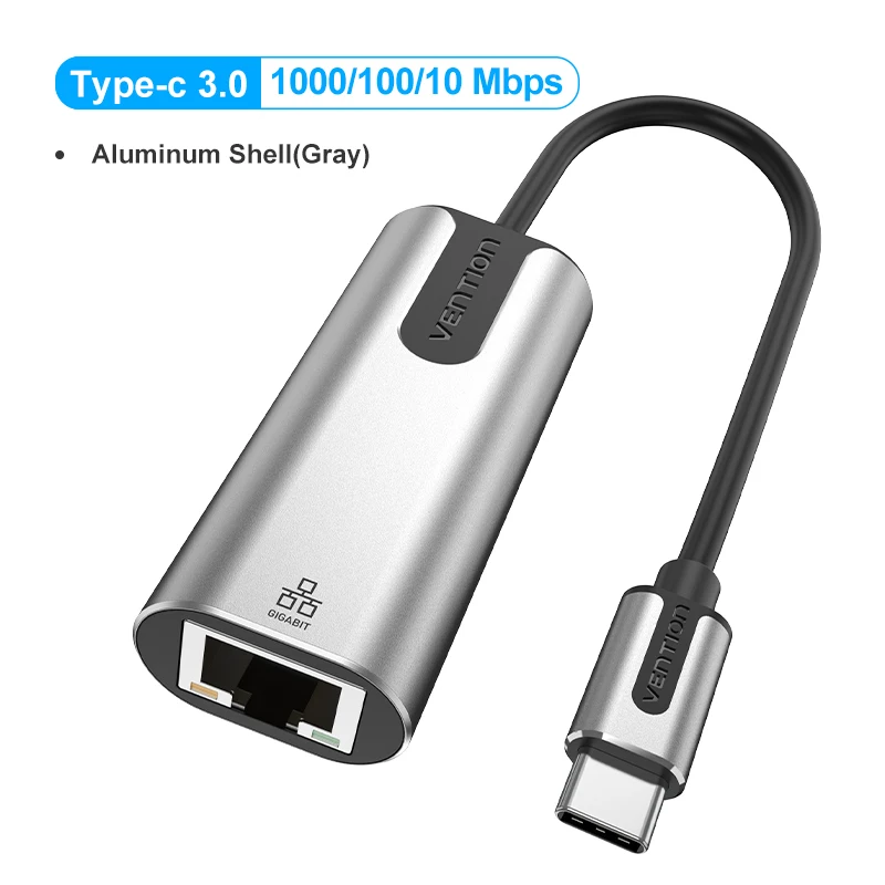 Vention USB Ethernet Adapter USB 3.0 Network Card to RJ45 Speed 1000M Lan Adapter for Windows Mac Xaiomi Ethernet USB Adapter lan to mobile adapter Network Cards