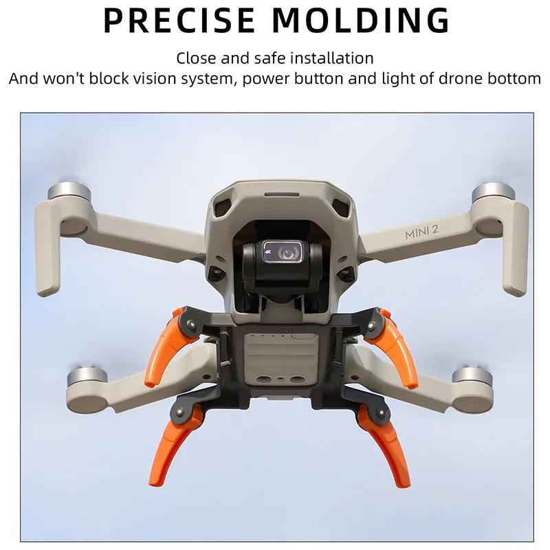 Shock-Absorption Spider Landing Gears for DJI Mavic Mini 2 / SE / MINI 1 Drone Foldable Extension Legs Protective St