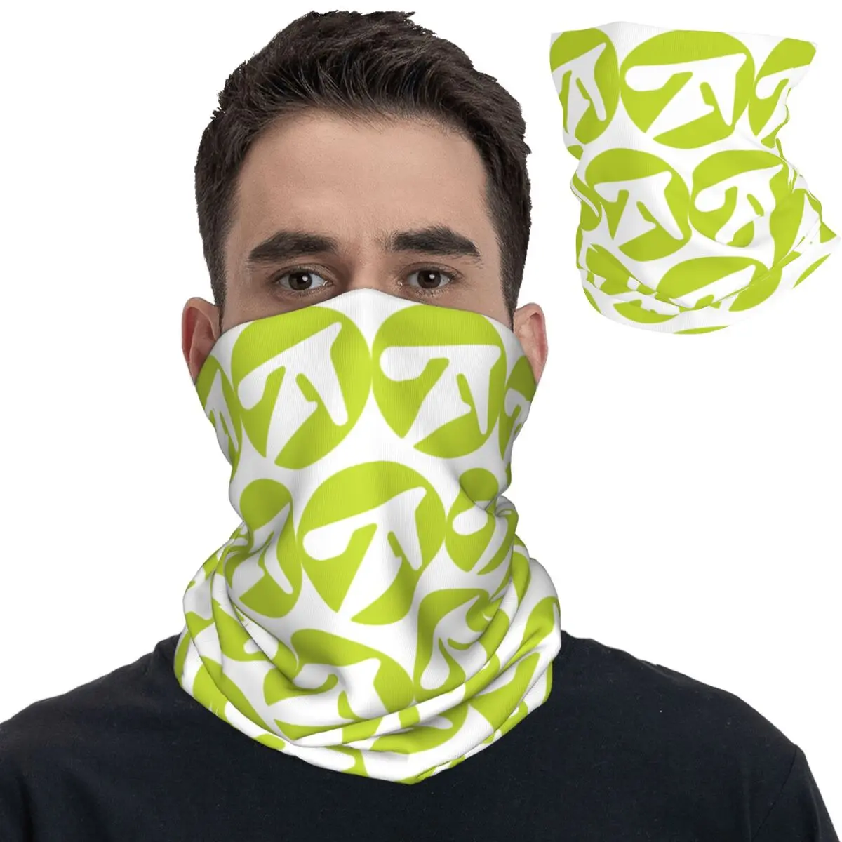 

Aphex Twin Richard D James Bandana Neck Cover Printed Balaclavas Magic Scarf Warm Cycling Running for Men Women Adult Winter