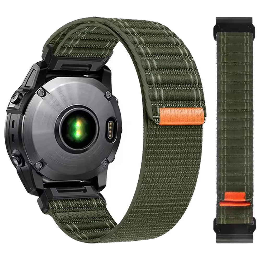 Versatile QuickFit Nylon Loop Strap - 22mm/26mm Braided Watchband