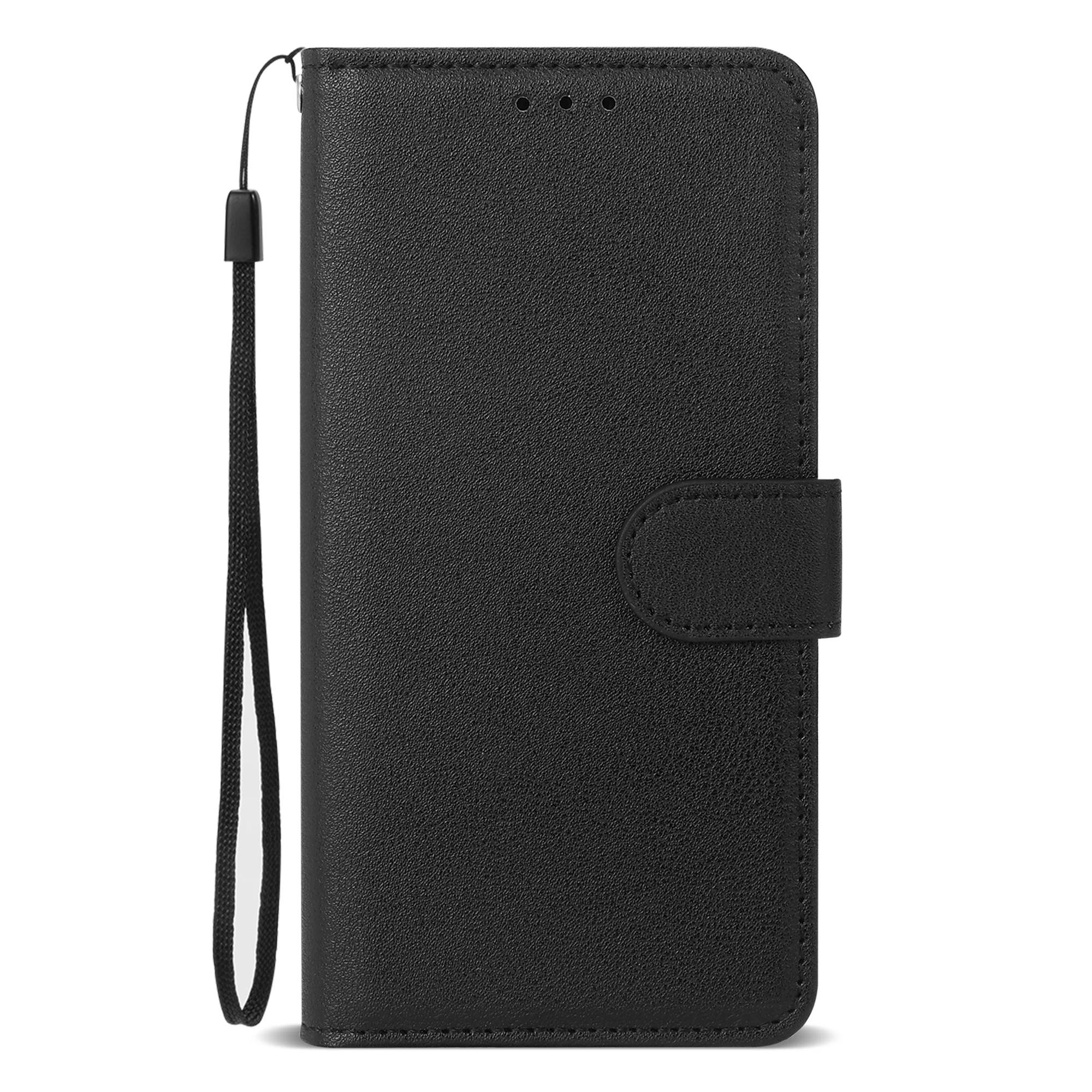 Premium PU Leather Flip Wallet Cover with Card Slots