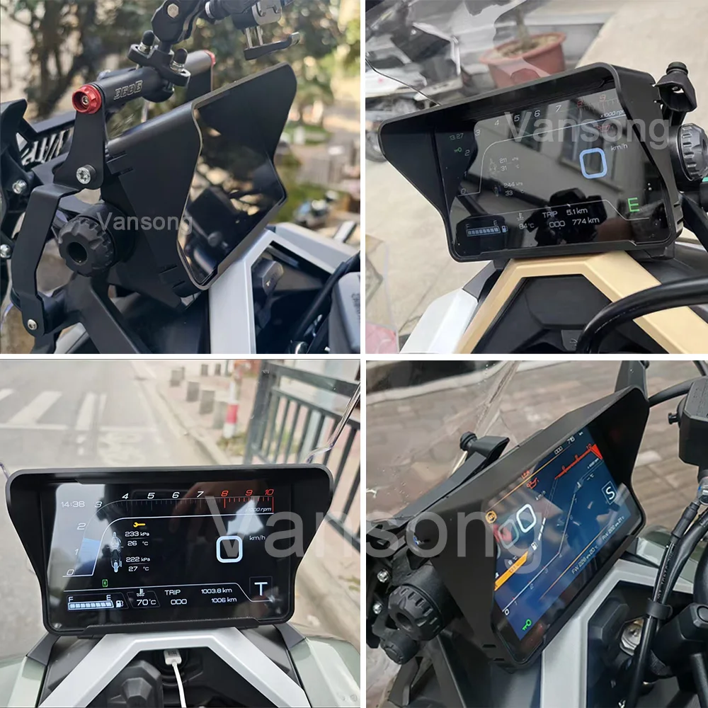 ZONTES 368G G368 G 368 G 2024 2025 오토바이 선바이저 커버 계기판 스크린 차양대 대시보드 보호 커버