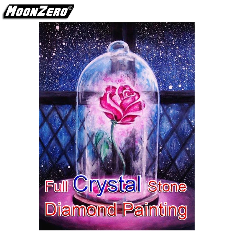 

5D Diy Crystal Diamond Painting Roses Full Square Mosaic Embroidery Cross Stitch Kit Home Docer AB Diamond Art Crystal 20230515