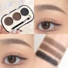 Three-color eyebrow powder pan eyebrow cream lasting waterproof and sweat-proof beginner eyebrow powder female 1