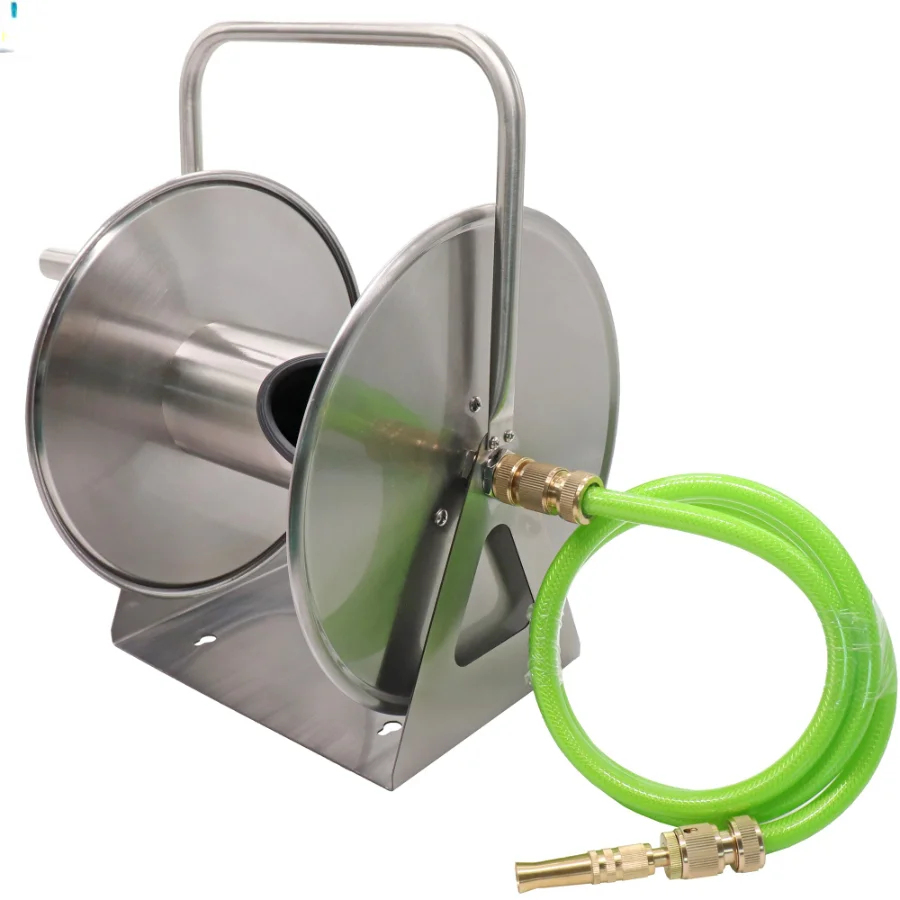 

Wall mounted garden hose reel portable mini water hose reel for agriculture