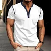 Men s Lightweight V-Neck T-Shirts Breathable  Fit Solid Color Short Sleeve Casual Tops Summer Fashion Tee Shirt 1