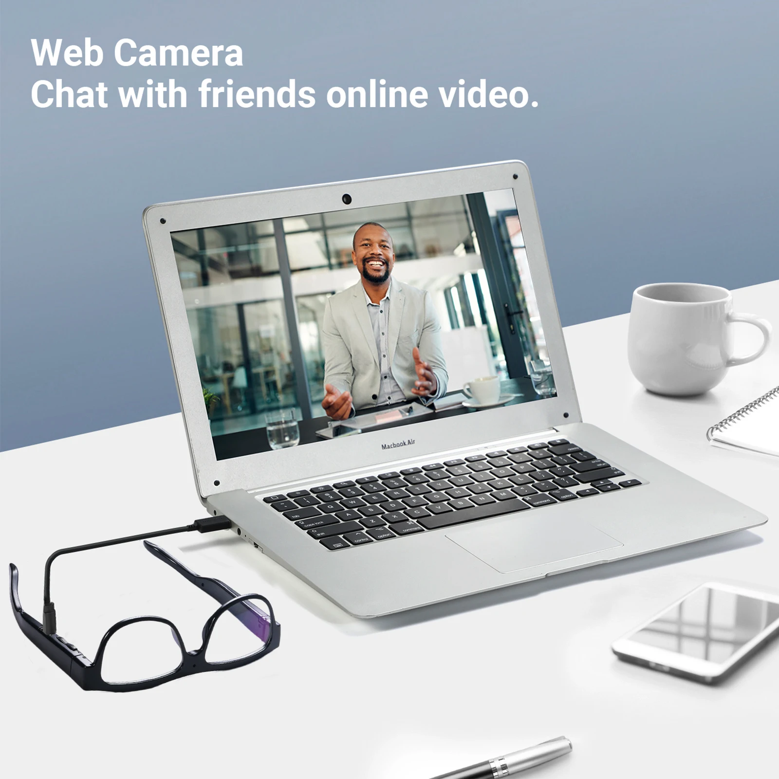 نظارات رياضية صغيرة كاميرا DVR نظارات شمسية ، مسجل...