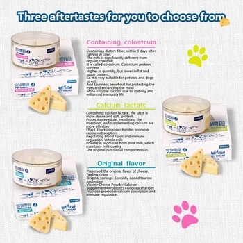 Pet Freeze-dried Food High Calcium Cheese Rich in Nutrients Cat Dog Snacks Aid Digestion Snacks Calcium Supplements Dairy tablet 6
