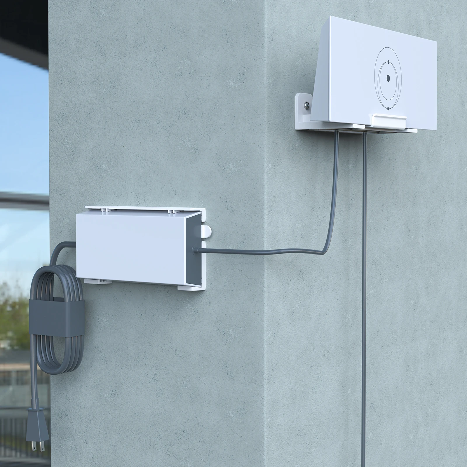 EDUP SK0033 StarLink Mount for Starlink Standard Gen3 WiFi 6 Router StarLink Power Supply Brackets Holder Signal Integrity