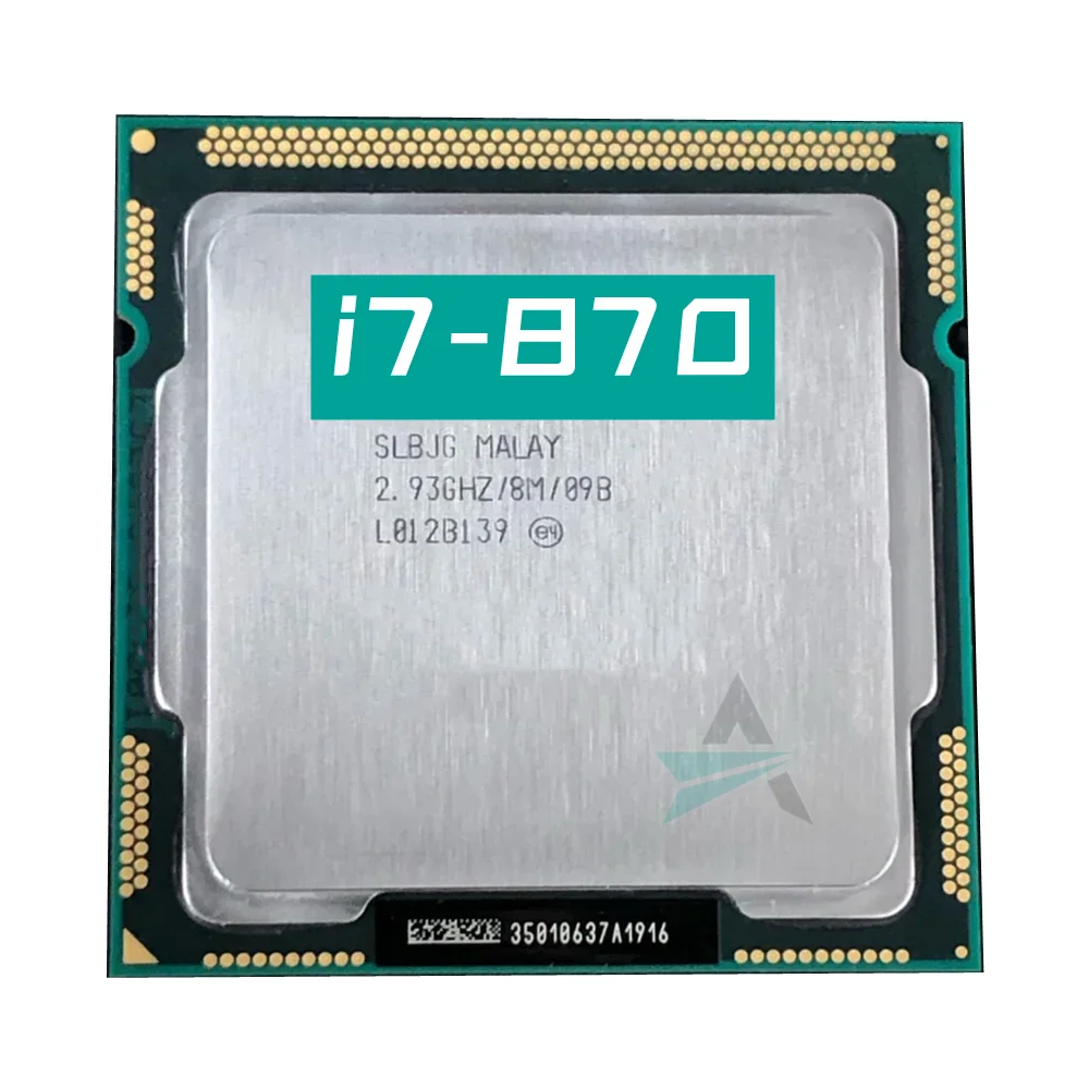 Processore Core I7 870 Quad Core 2.93Ghz 95W Lga 1156 8M Cache Cpu Desktop I7-870 Spedizione Gratuita