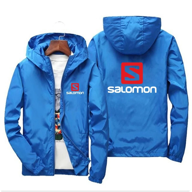 

Salomon New Men's Business Jacket Casual Men's Baseball Jacket Fashion Outdoor Windbreaker High Quality Men's Baseball Jacket