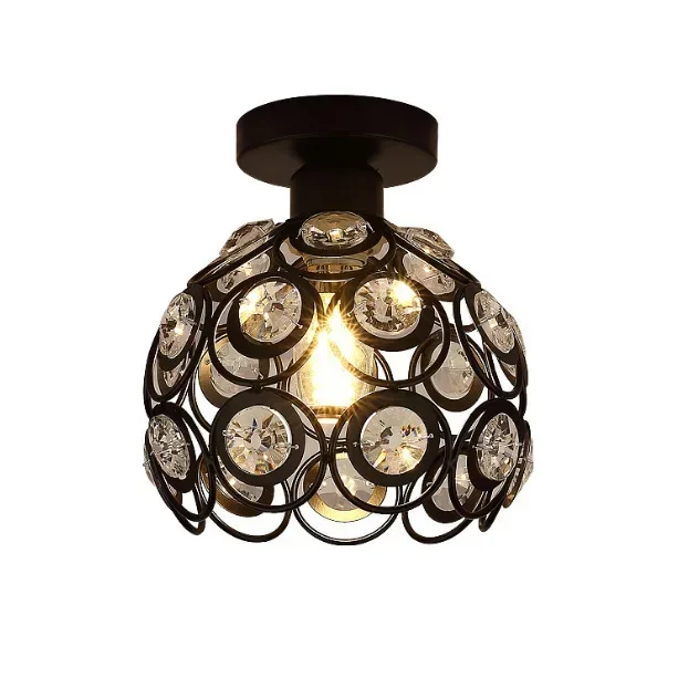 Black ceiling lamp