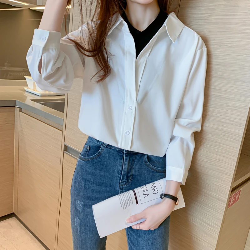 

Ladies Fashion Casual Shirts Blouse Women Tops Woman Button Up Shirt Female Girls Long Sleeve Clothes Vy6602