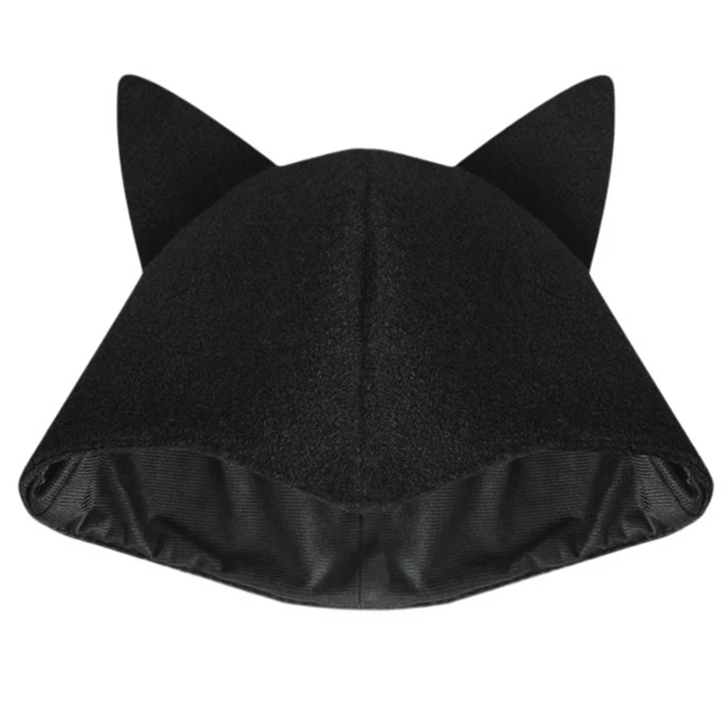 

Girl Teen Halloween Cats Ear Hat Stage Performances Wizard Hat for Photography