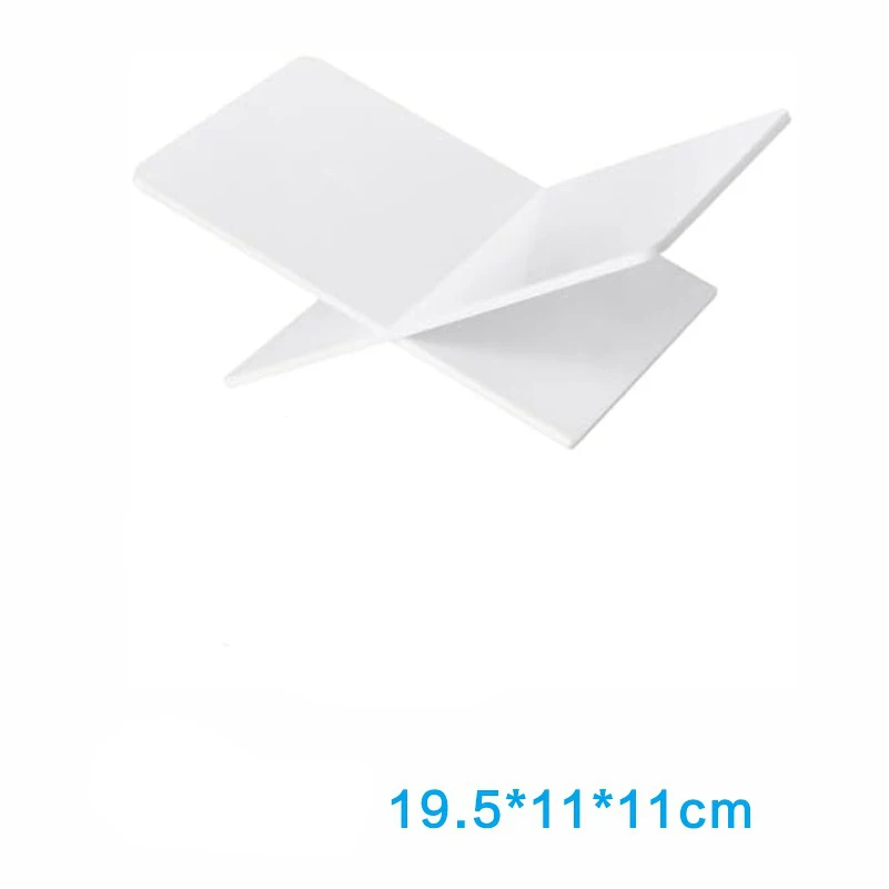 Large Acrylic Open Book Display Stand for Cookbooks, Art Books, Bibles, and Guest Books - Coffee Table Reading Accessory