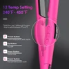 LISAPRO Original Ceramic Hair Straightening Flat Iron  1" Plates |Black  Professional Salon Model Hair Straightener & Curler 2
