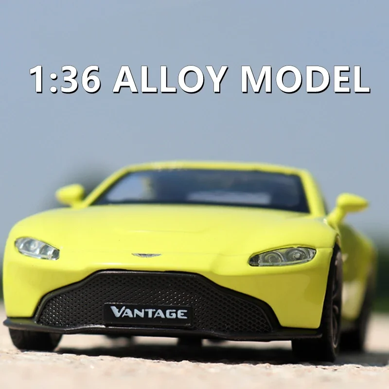 

Модель автомобиля «Aston Martin Vantage» в масштабе 1:36, литые машинки из сплава, игрушки для мальчиков, подарок на день рождения, коллекция игрушек для автомобилей