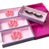 Wholesale Magnetic Eyelashes Cases Packaging Custom Lash Boxes logo Wholesale 25mm Mink Eye -lashes Fluffy Box Package Vendors 4