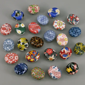 น่ารักชนบทเซรามิค Knobs เฟอร์นิเจอร์ตกแต่งตู้จับดึงเนอสเซอรี่ครัว Knob Laci 1