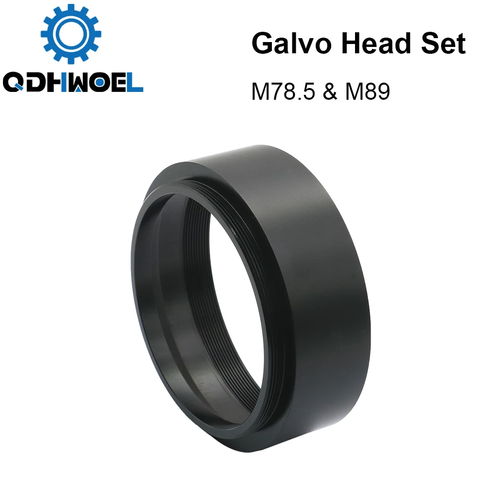 

F-theta Lens Male Thread Reverse Adapter Ring Height 20mm 32mm for Thread M89 M78.5 CO2 Laser & Fiber Laser marking machine