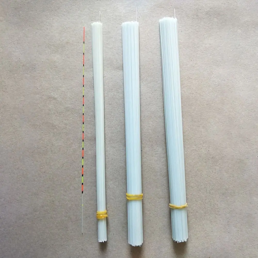 10 stücke 28 cm 0,7mm ~ 1,2mm Kegel Glasfaser Stick Für Tintenfisch Jig Haken DIY Angeln Float schwanz Material Angelgerät Zubehör – Detail 4