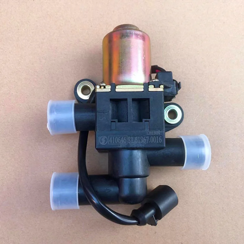 Solenoid Heating Water Valve 81.61967.0016 SHACMAN F2000 F3000 Electric Control Switch solenoid water valve