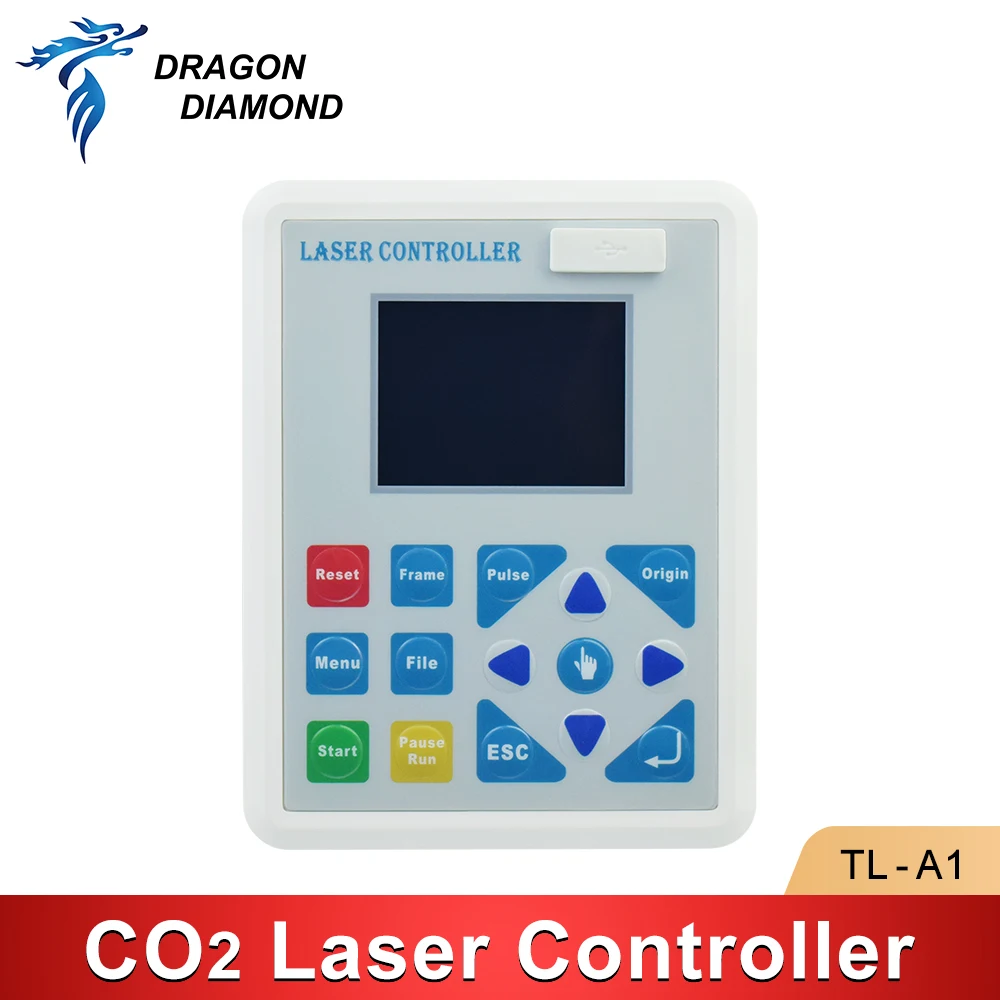 

TL-A1 Co2 Laser Controller System For K40 Engraving Cutting Machine Control Card Replace Ruida Leetro Trocen With Power Supply