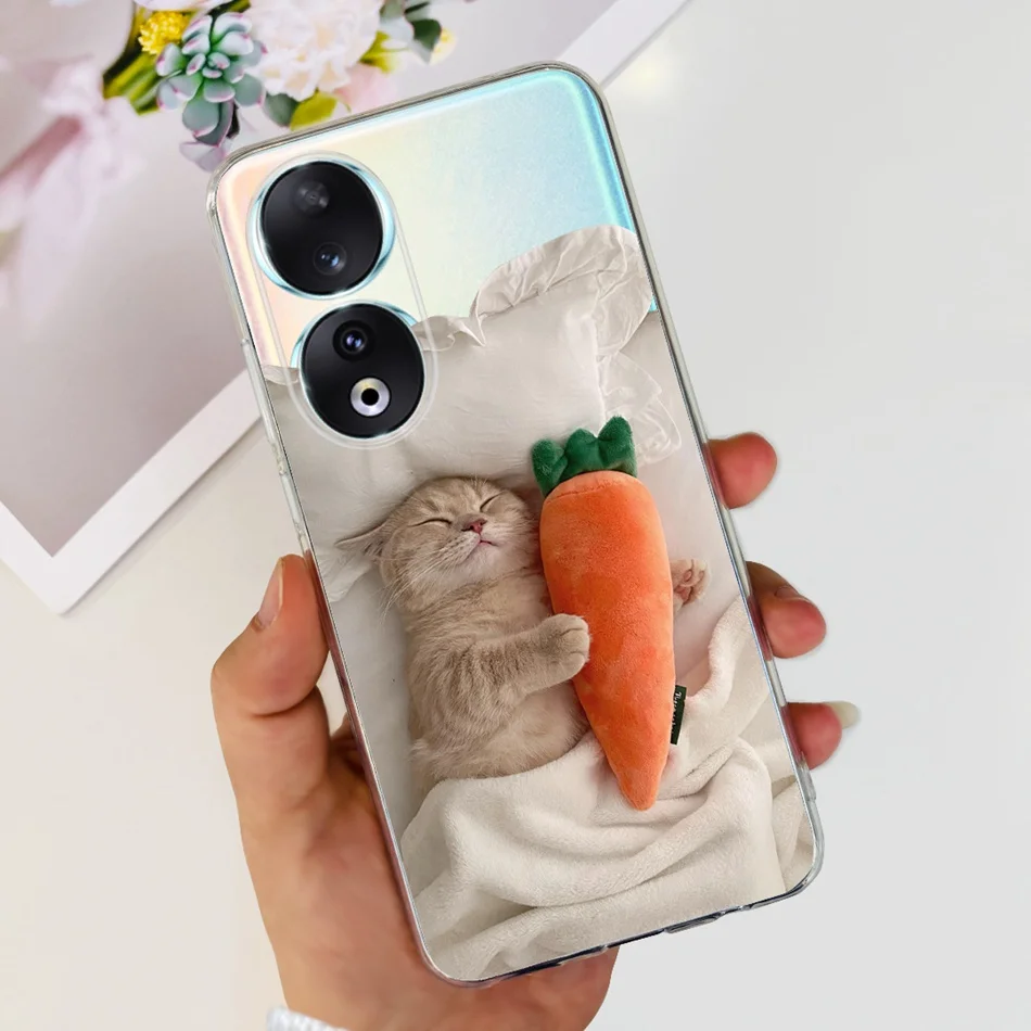 Elegant Flower Butterfly Pattern Soft Silicone TPU Phone Case