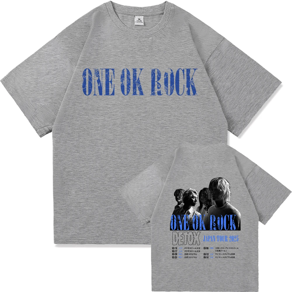 One Ok Rock DETOX Tour 2025 TShirt Fashion Men/women