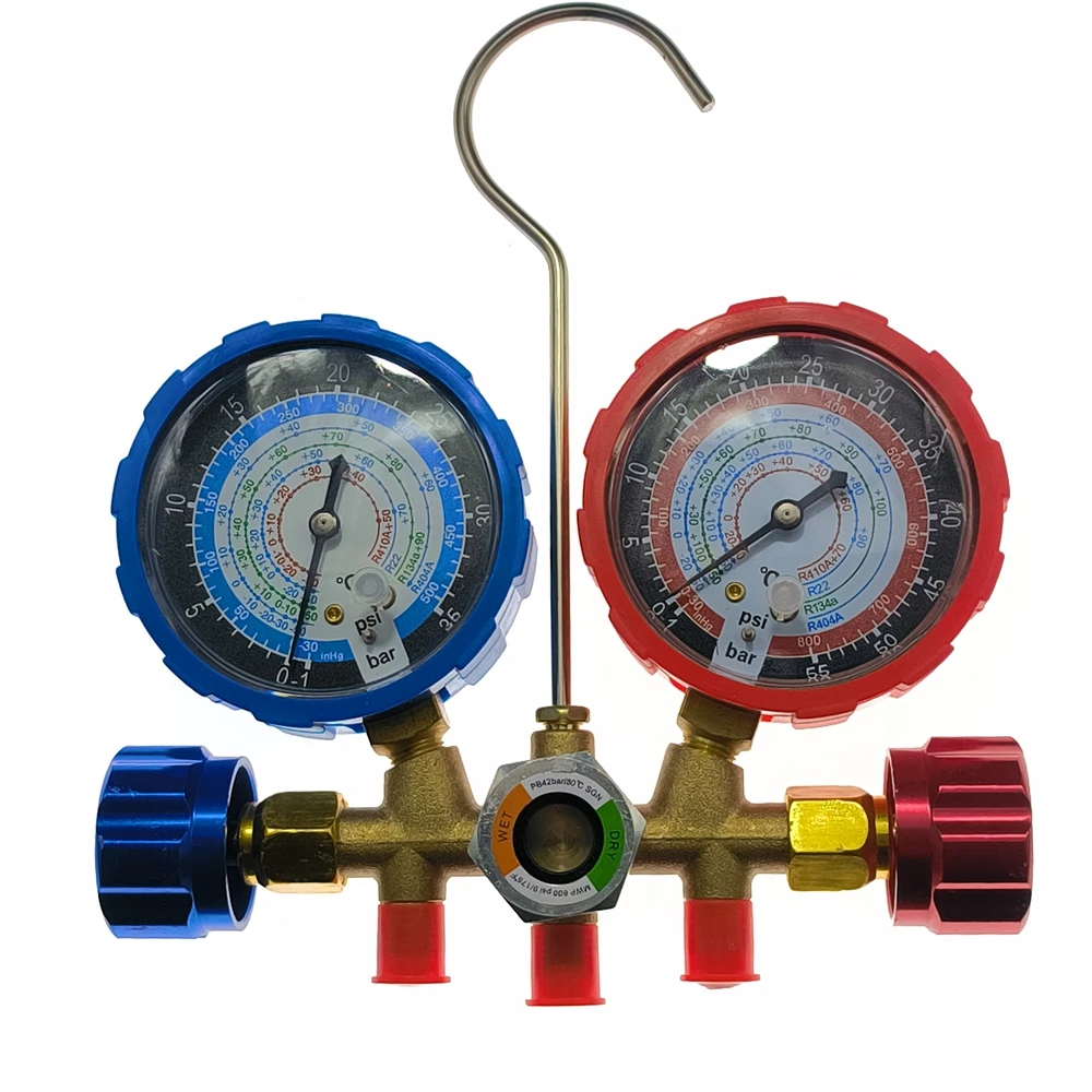 Car Ac Tools air conditioning repair kit Air Conditional Repair R12A-60 Automobile Universal A/C R134A Manifold Gauge Set