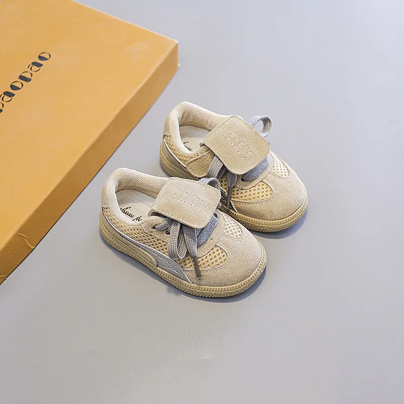 Children Sneakers Lightweight Boys Girls Casual Shoes Soft Bottom Breathable Sports Student Running