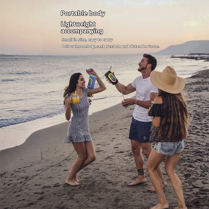 Powerful Portable Music Stereo Subwoofer Outdoor Woofer Bluetooth Speaker Wireless_voghion.com