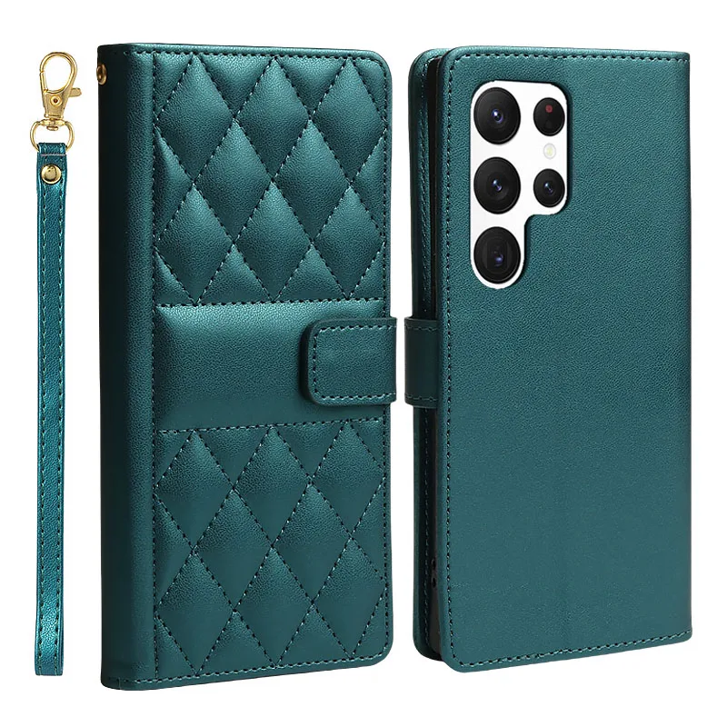 Plånboksfodral i läder med magnet för samsung galaxy_voghion.com