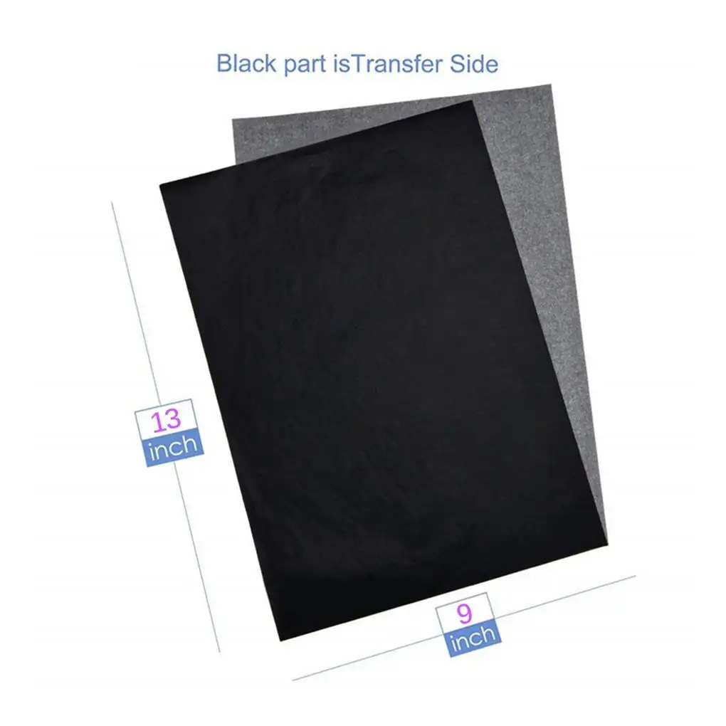 25pcs Black Carbon Paper Transfer Tracing Papers Graphite Painting Office Supplies Sufficient Light Transferring Tissue images - 6
