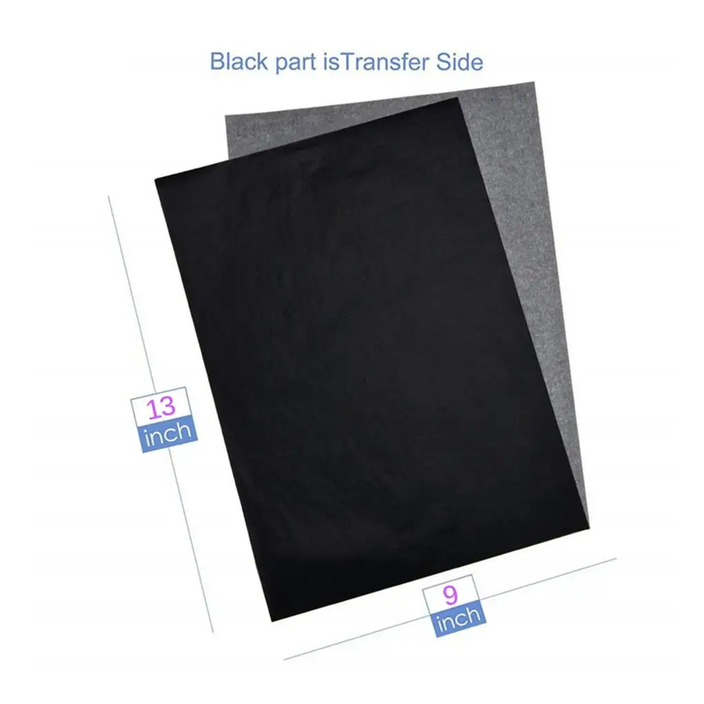 Transfer Carbon Paper 25pcs Black Carbon Paper Transfer Tracing Papers Graphite Painting Office Supplies Sufficient Light Transferring Tissue