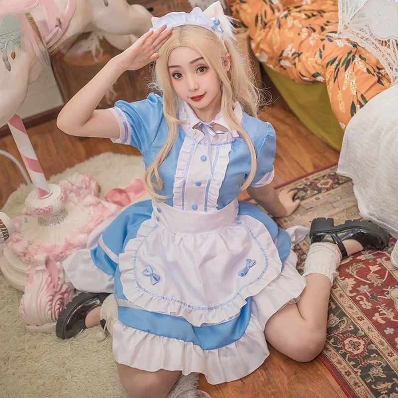 Retro Maid Cosplay Costumes Anime Lolita Kawaii Winter Coat Goth Clothes Women Plus Size lolita dress lolita suspender dress lolita cosplay costumes suspender dress lolita skirt lolita blouses gothic gowns
