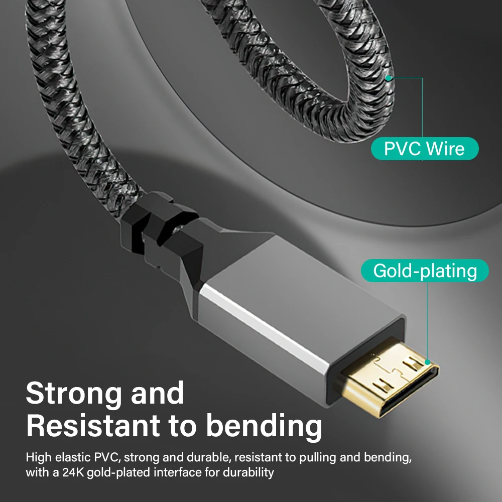 Premium 4K 60Hz Mini HDMI to HDMI Cable - Multiple Length Options