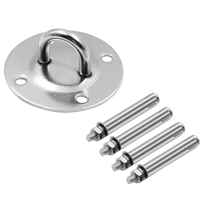 Yoga Accessories Hammock Wall Mount Anchor Hooks Heavy Duty Hanging Kit for Aerial Yoga/Ceiling/Gym/Swing Fitness Equipment