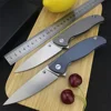 NEW High-end Folding Knife Shirogorov Survival Pocket Knife D2 Sharp Blade TC4 Titanium Alloy Handle Outdoor Rescue Folding Tool 1