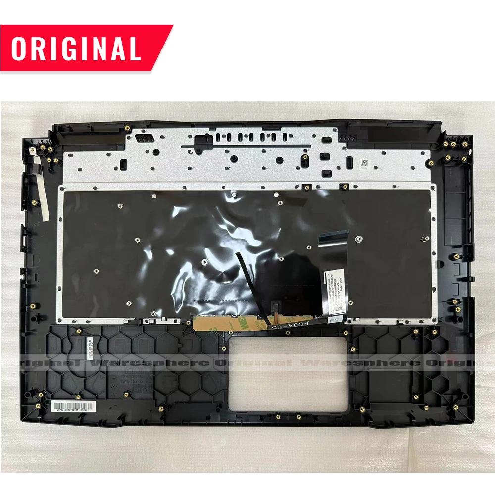 Palmrest Original para Msi Tampa Superior Caixa Superior com Teclado Retroiluminado Preto Gf76 Ms17l1 3077l1c213-ta2 Novo - Imagem 5