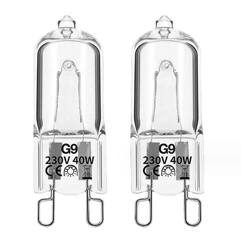 100PCS G9 230V 18W 20W 25W 33W 40W LED 램프 전구 삽입 구슬 크리스탈 램프 할로겐 전구 에코 할로겐 전구 캡슐