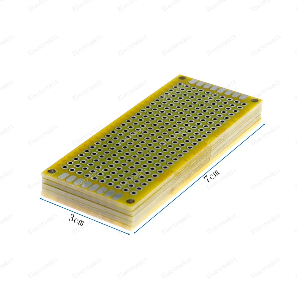PCB Prototype Board Circuit Protoboard Universal Stripboard Prototyping Veroboard 20pcs/lot 2X8 3X7 4X6 5X7 5Pcs Each Mix