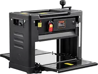 Thickness Planer, 13" Width Worktable Benchtop Planer, Two-Blade, 15-Amp 1800W Powerful Motor, 12" Extended Infeeding Table, 1