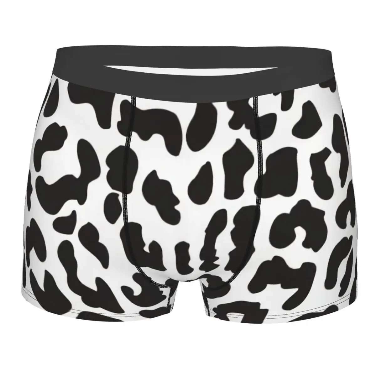 

Custom Leopard Print Boxers Shorts Men's Animal Art Briefs Underwear Fashion Underpants