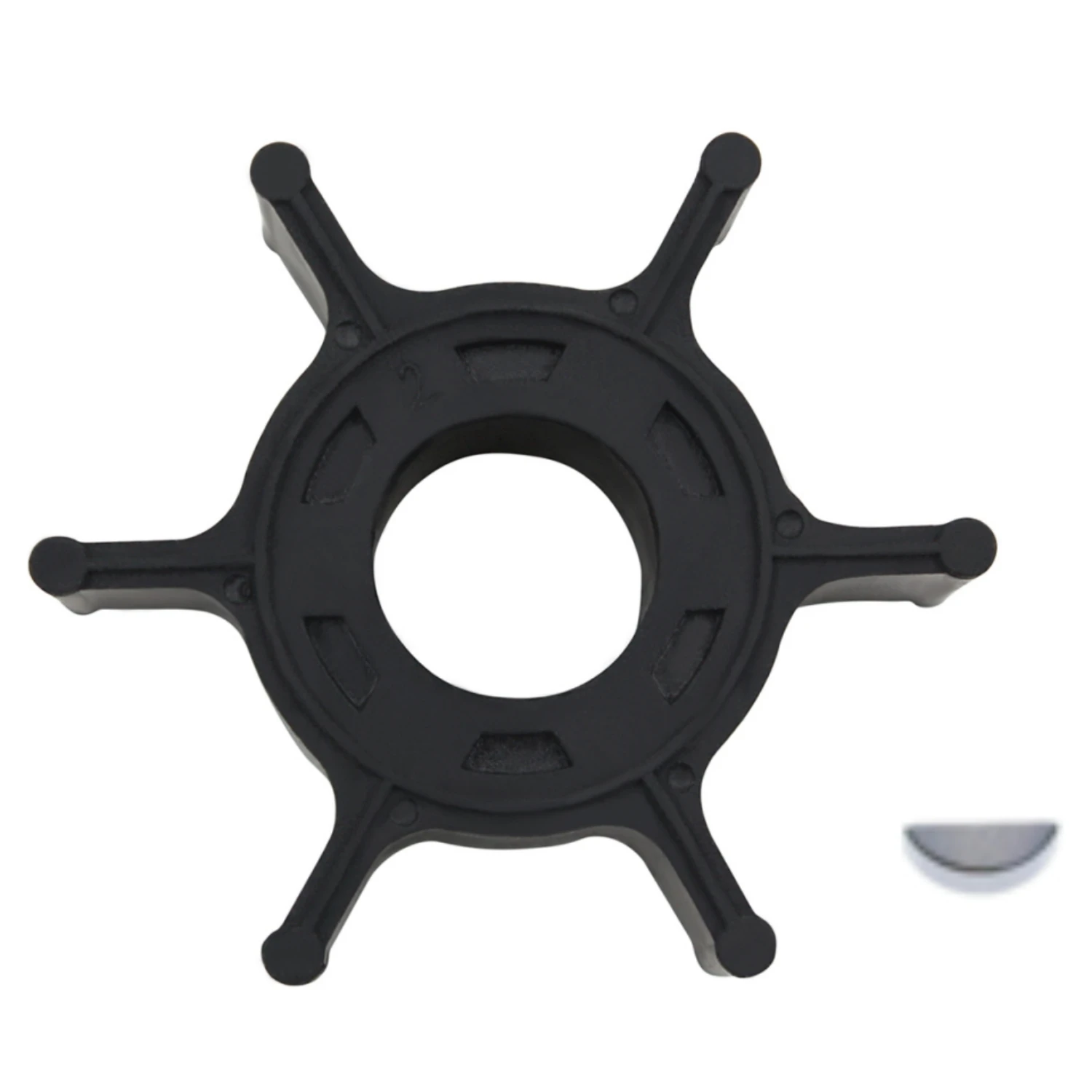 

6G1-44352 Water Pump Impeller with Key for Yamaha Outboard 6HP 8HP 2 stroke 6G1-44352-00 18-3066