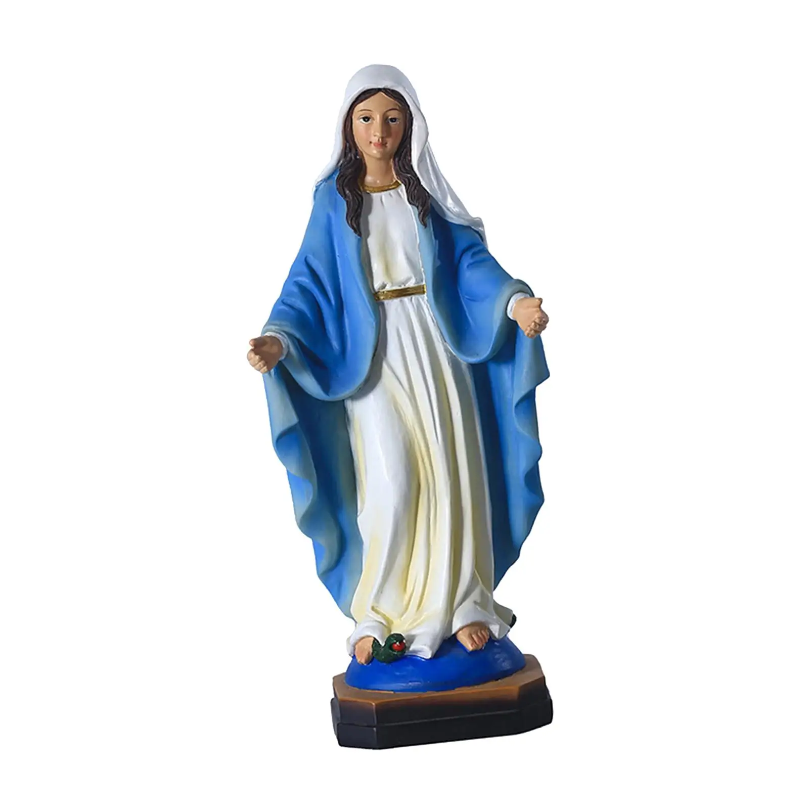 Resin Virgin Mary Statue Abstract for Living Room Decoration Craft