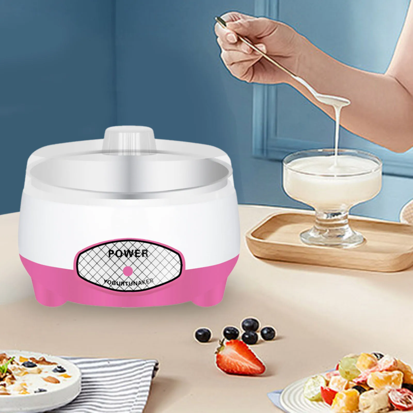 Yogurt Maker Constant Temperature Fermentation Mini Automatic Yogurt Machine PP Liner Electrical DIY Tools yogurt maker