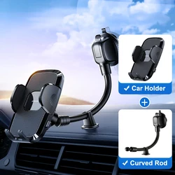 Joyroom 360° Universal Hands - Free Car Phone Mount (Curved rod)