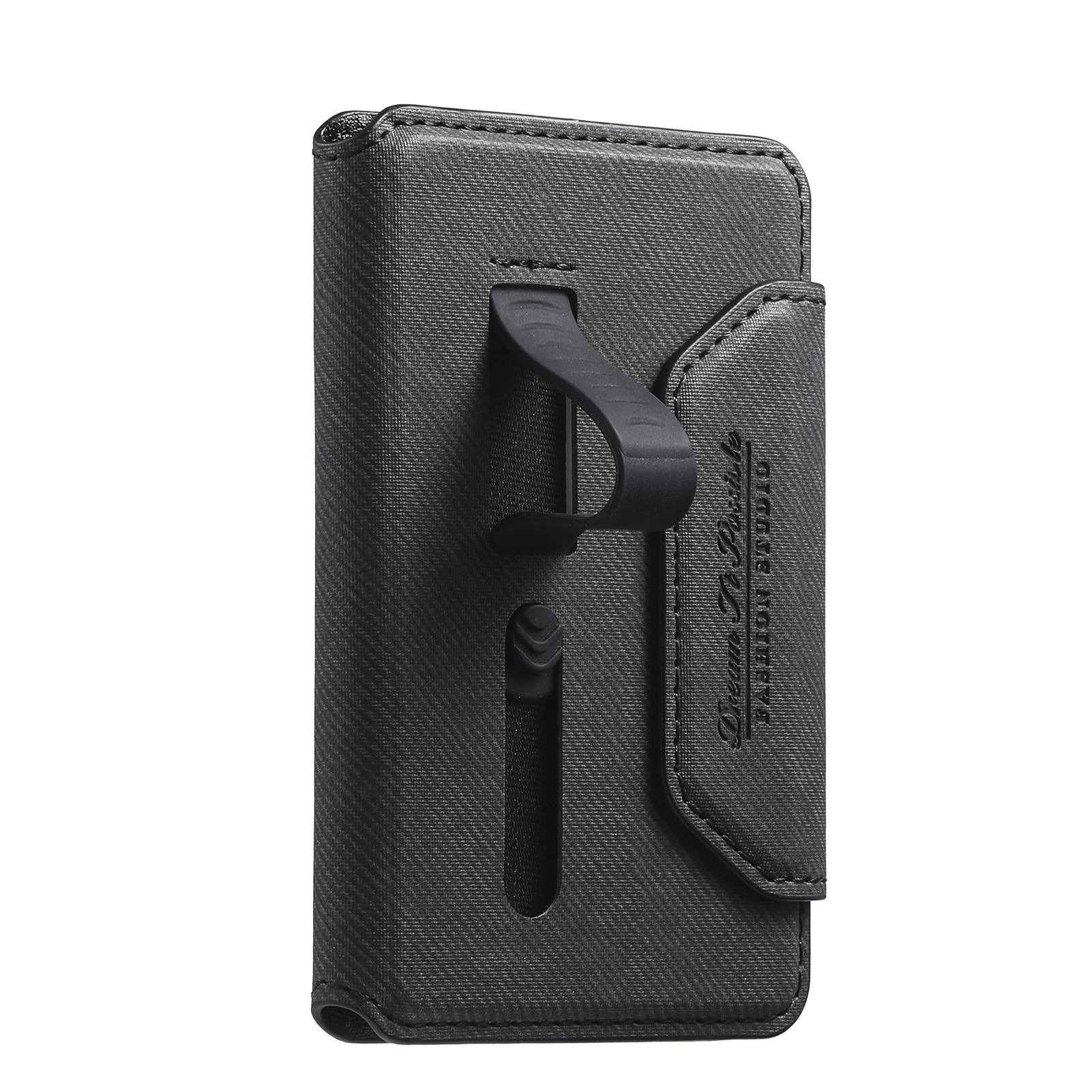 Premium Magnetic Leather Wallet with Hidden Stand & Card Holder Pocket